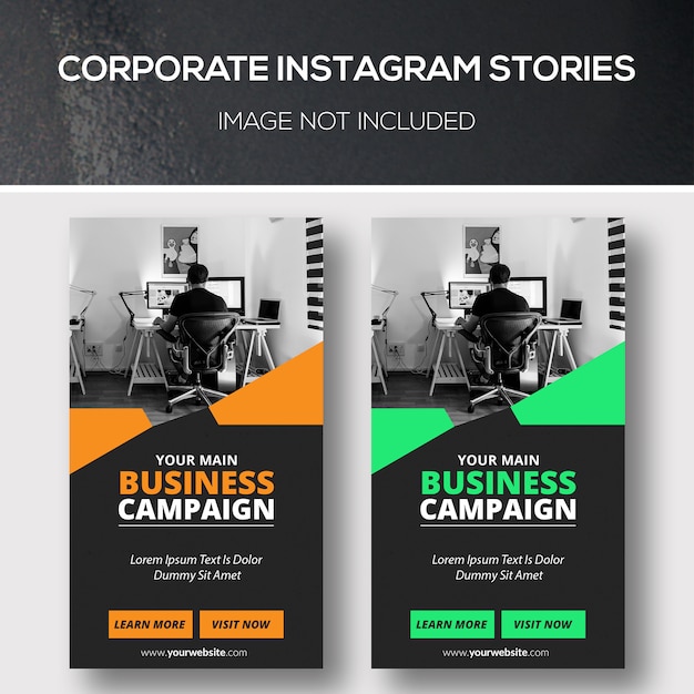 Premium PSD | Corporate instagram stories