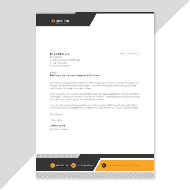 Download Free Corporate Letterhead Template Premium Psd File Use our free logo maker to create a logo and build your brand. Put your logo on business cards, promotional products, or your website for brand visibility.