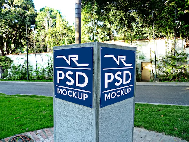 Download Corporate sign mockup PSD file | Premium Download
