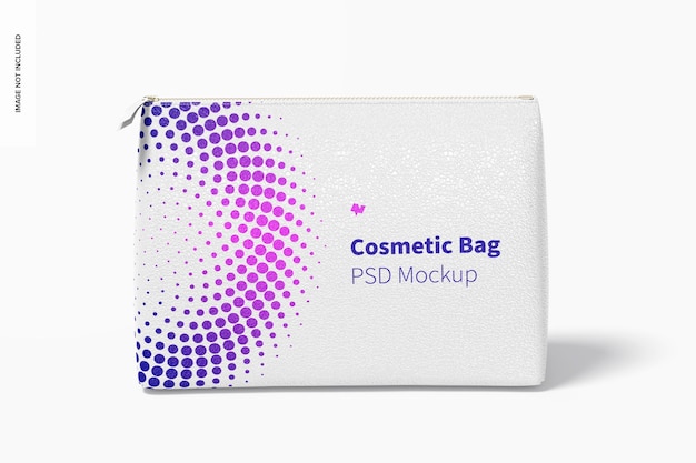 Download Free Psd Cosmetic Bag Mockup Front View