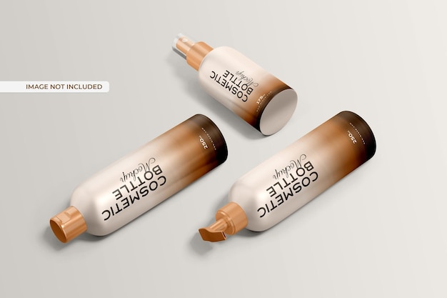 Free PSD | Cosmetic bottle mockup