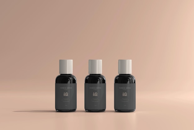 Free PSD | Cosmetic bottle mockup