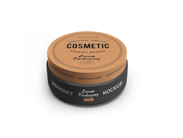 Download Premium PSD | Cosmetic jar 3d mockup