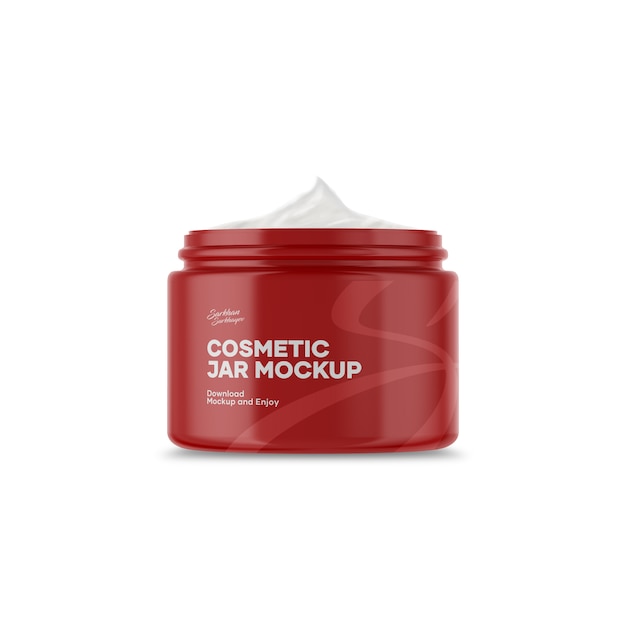Download Cosmetic jar mockup PSD file | Premium Download PSD Mockup Templates