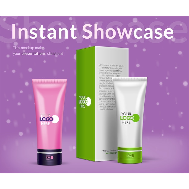 Download Free Cosmetic Packaging Mock Up Free Psd File PSD Mockups.