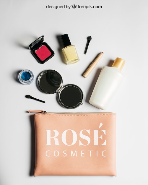 Download Free PSD | Cosmetic products mockup