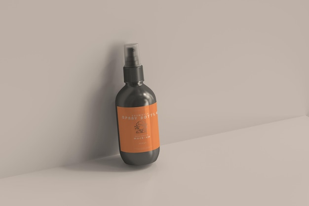 Download Free Psd Cosmetic Spray Bottle Mockup