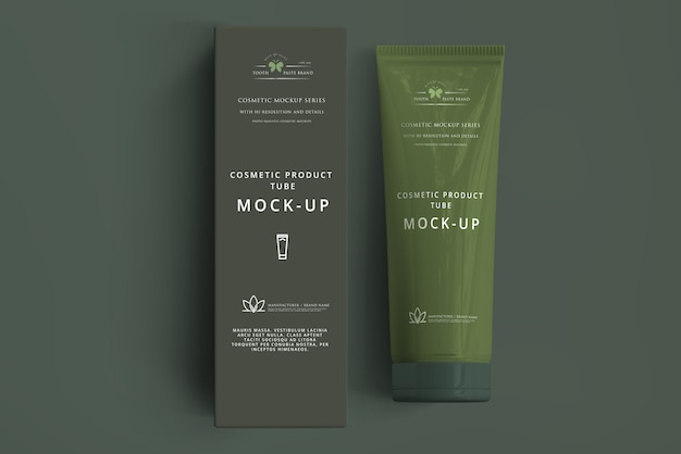 Download Free Cosmetic Tube Mockup Psd Template PSD Mockups.