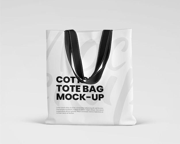 Download Premium PSD | Cotton tote bag mockup