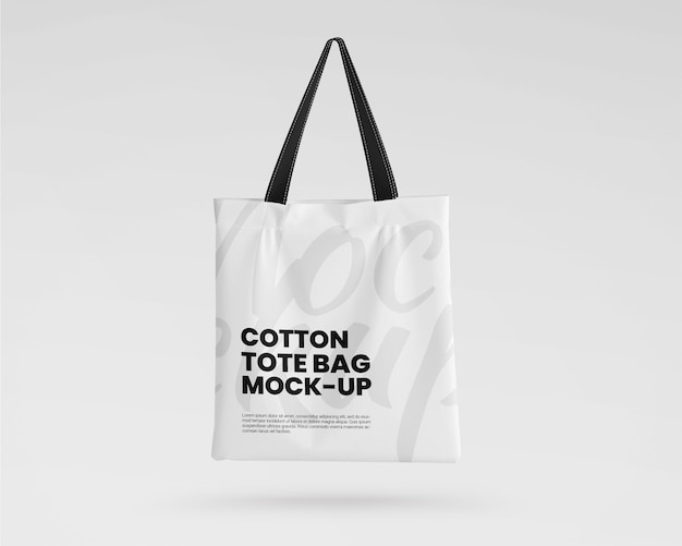 Download Premium PSD | Cotton tote bag mockup
