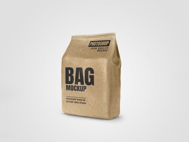 Download Craft paper bag mockup | Premium PSD File