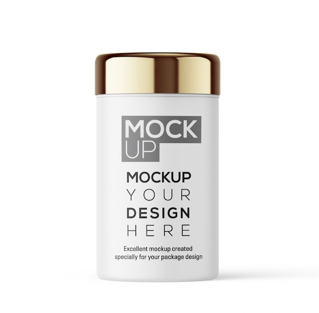 Download Cream bottle mockup for your design | Premium PSD File