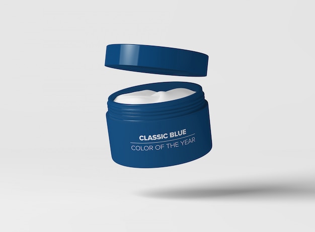 Download Cream container mockup | Premium PSD File