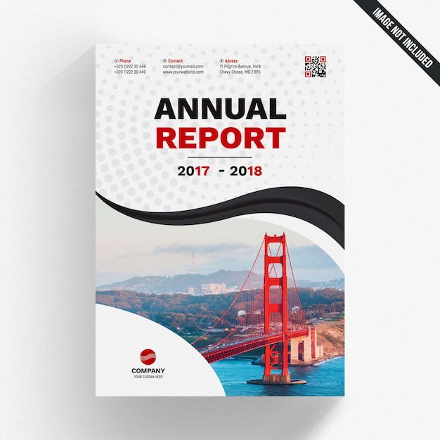 Download Creative annual report mockup | Premium PSD File