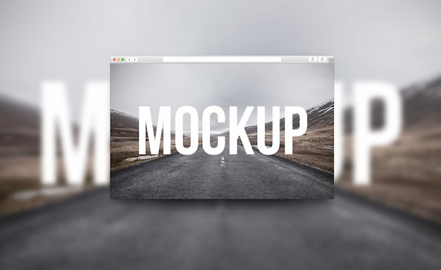 Download Free Psd Creative Browser Mockup