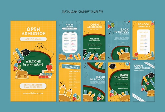 Premium Psd Creative Colorful Instagram Stories Templates