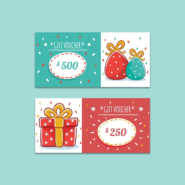 Download Creative gift voucher mockup PSD file | Free Download