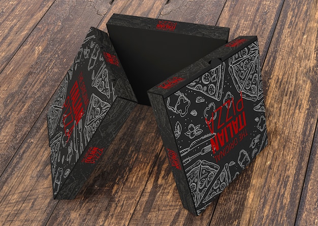 Download Creative pizza boxes mockup | Free PSD File