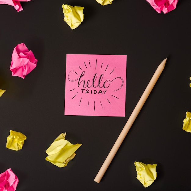 Download Creative sticky notes mockup | Free PSD File