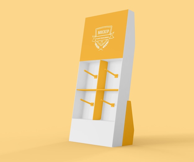 Free Psd Creative Yellow Exhibitor Mock Up