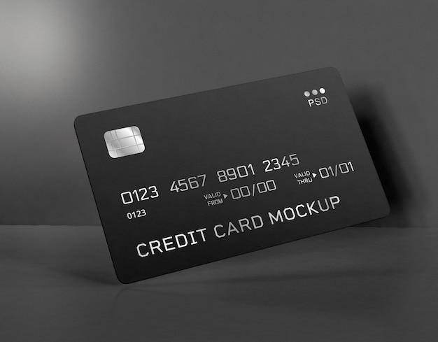 Free PSD | Credit card mockup