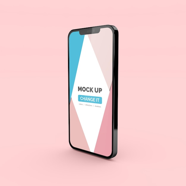 Premium PSD | Customizable realistic phone mockup for promotion ...