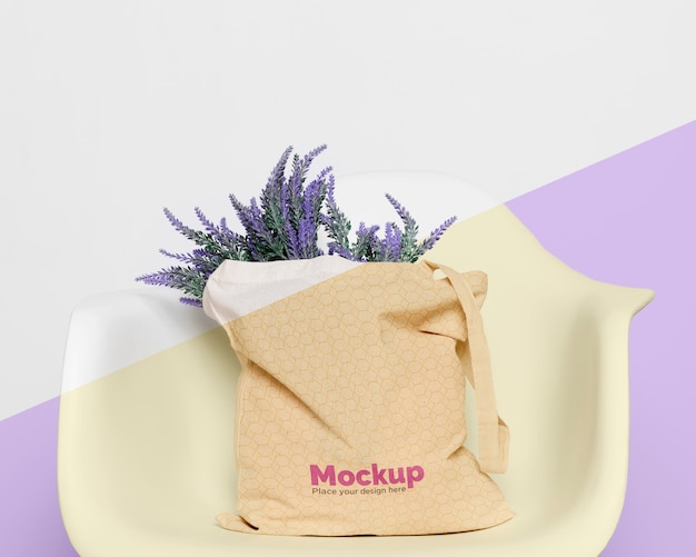 Download Free PSD | Cute bag concrpt mock-up