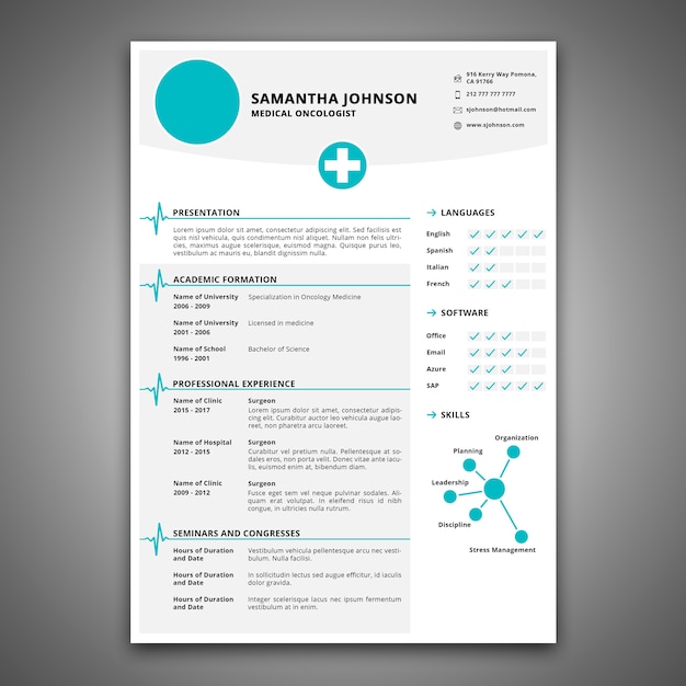 cv mockup for health care job psd file premium download health cv
