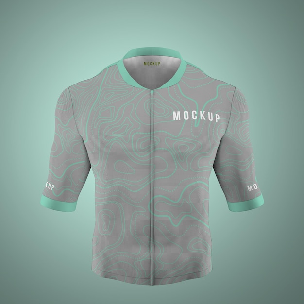 159 Mockup Jersey Cycling - Jersey Mockups