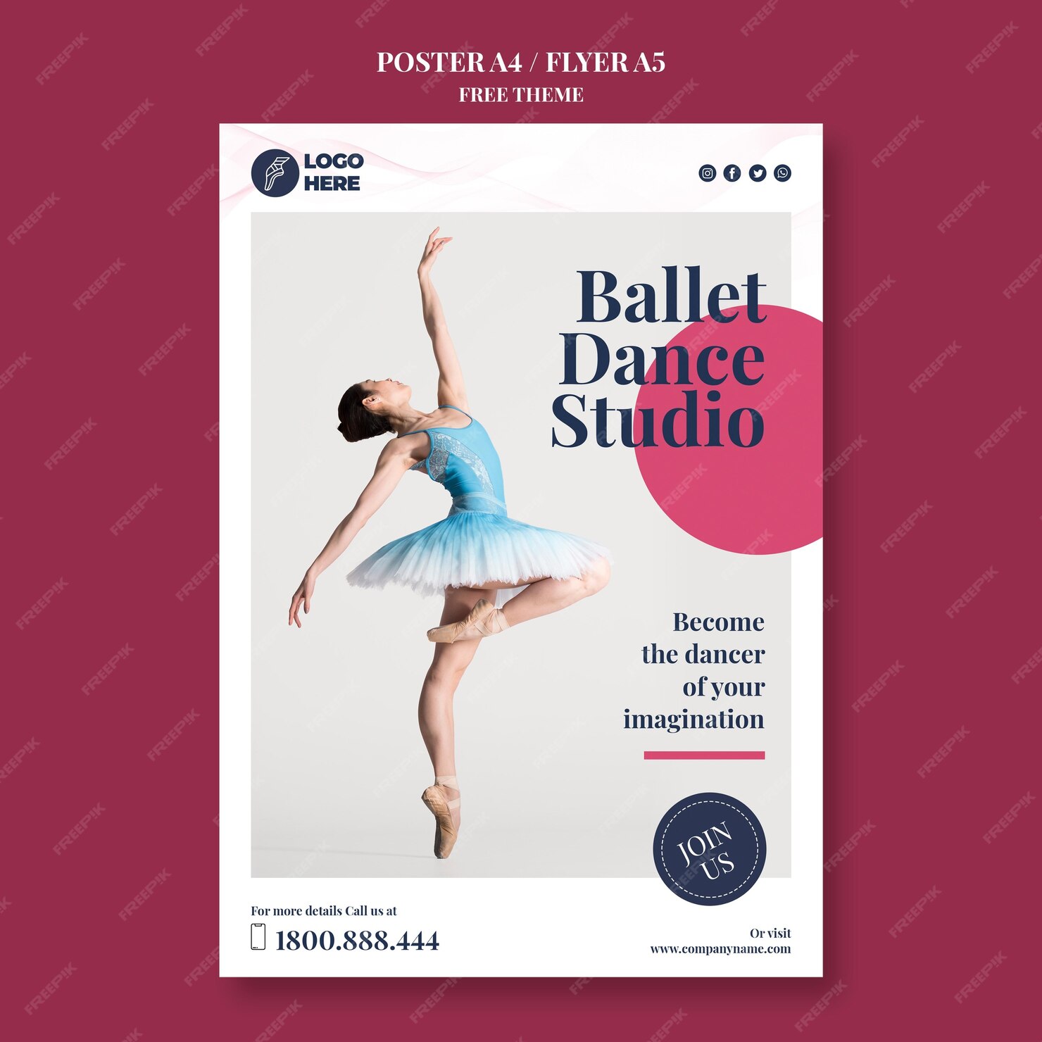 dance poster template photoshop free download