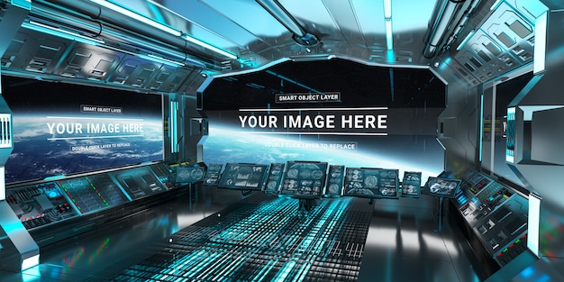 interactive spaceship control panel