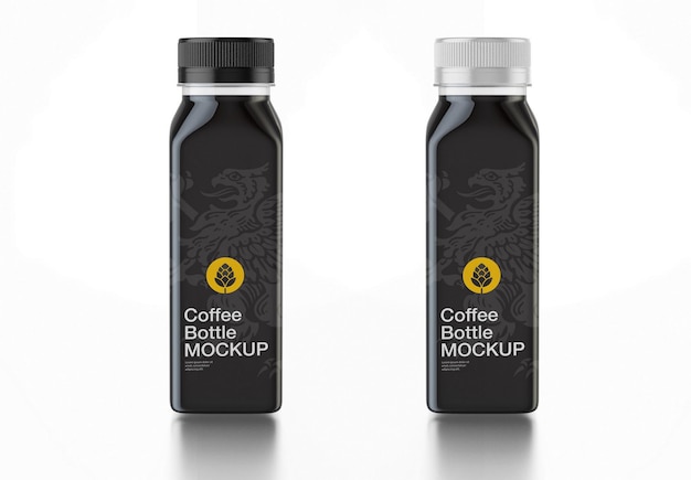 Download Premium Psd Dark Drink Bottle Mockup