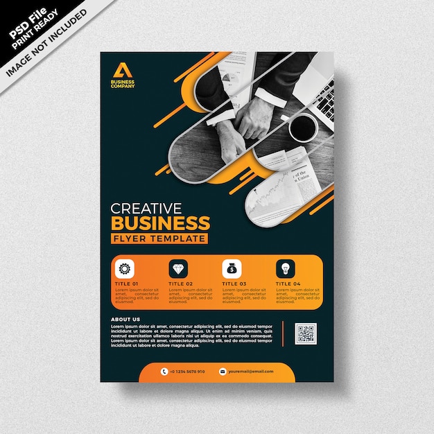 Creative Business Flyer Template Free Template Ppt Premium Download