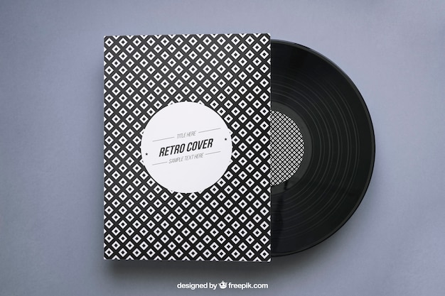 Download 11227+ 7 Inch Vinyl Mockup Psd Free Download Free - White Background Black Text