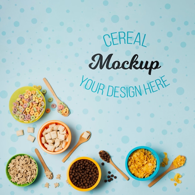Download Free Psd Delicious Cereal Concept Mock Up