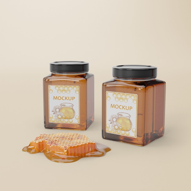 Download Honey Jar Mockup Psd 100 High Quality Free Psd Templates For Download 3D SVG Files Ideas | SVG, Paper Crafts, SVG File