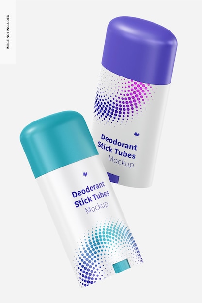 Download Free Psd Deodorant Stick Tubes Mockup Floating