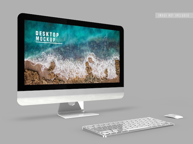 Download Free PSD | Desktop mockup design template