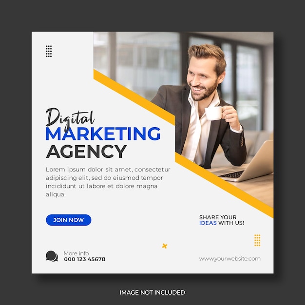 Premium PSD | Digital marketing agency and business promotion social ...