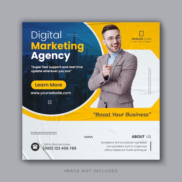 Premium PSD | Digital marketing corporate social media and web banner ...