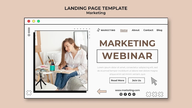 free-psd-digital-marketing-landing-page