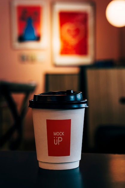 Download Disposable coffee paper cup mockup design | Free PSD File
