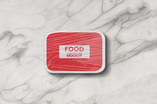Download Premium PSD | Disposable styrofoam food box takeaway ...