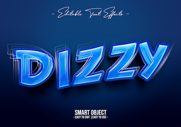 free-psd-dizzy-text-style-effect