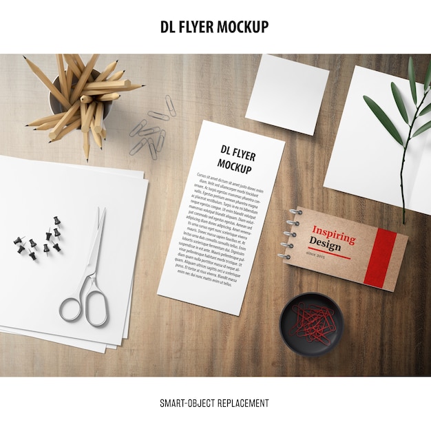 Download Dl flyer mockup | Free PSD File