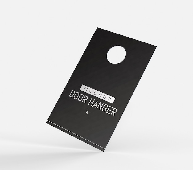 Download Free PSD | Door hanger mockup