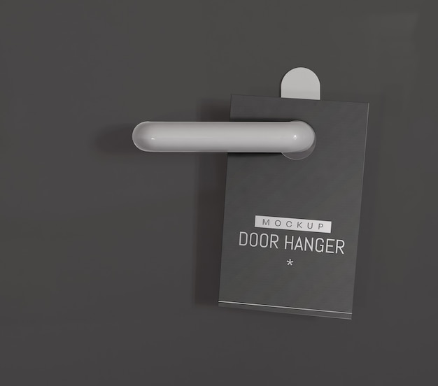 Download Free PSD | Door hanger mockup