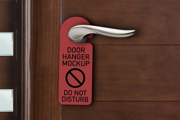 Download Door hanger mockup | Premium PSD File