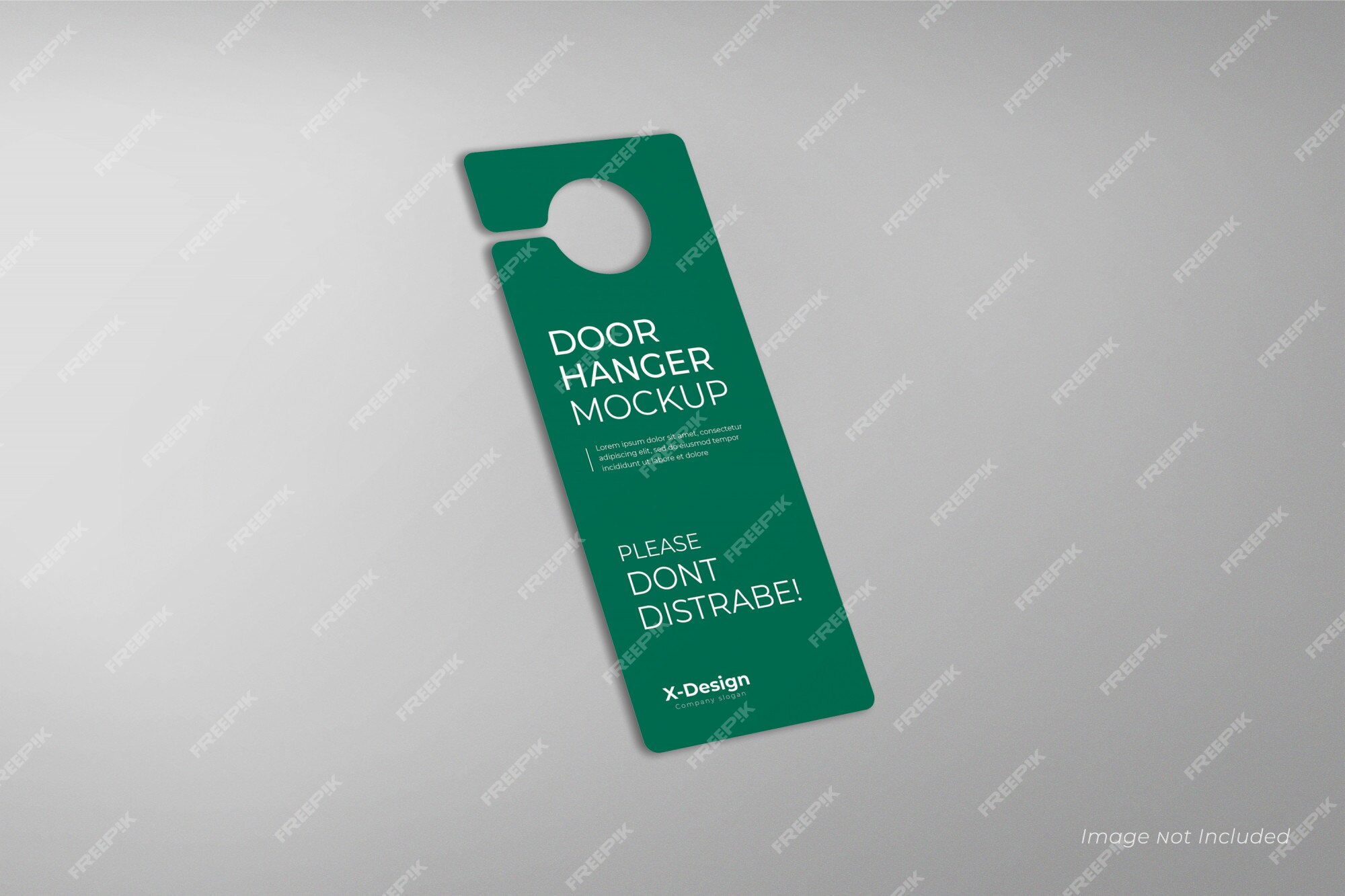 Premium Psd Door Hanger Mockup