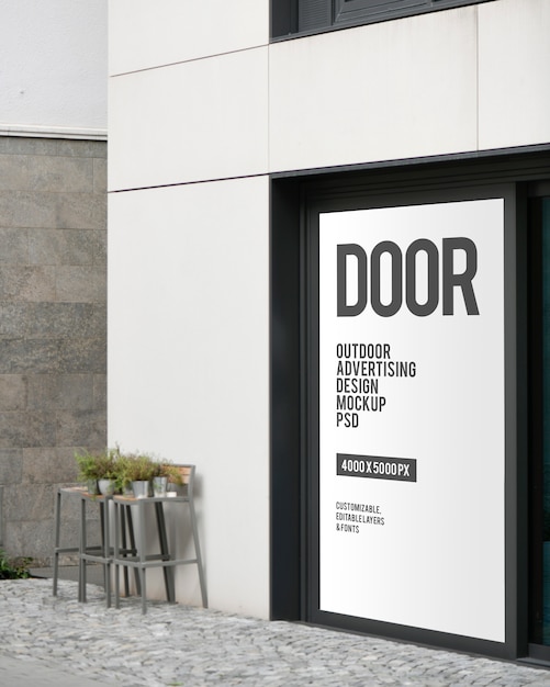 Download Door mockup | Premium PSD File